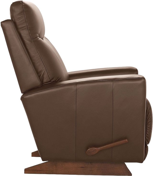 La-Z-Boy® Kodie Cognac Leather Manual Rocking Recliner-3