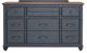 Legends Home Americana Blue Denim/Whiskey Dresser-2