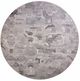Feizy Asher Medium Grey 8' Round Rug-0