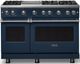 Viking® 5 Series 48" Slate Blue Pro Style Gas (LP) Range with Polished Chrome Trim-0