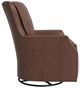Bassett® Furniture Customizable Kent Leather Swivel Chair-2
