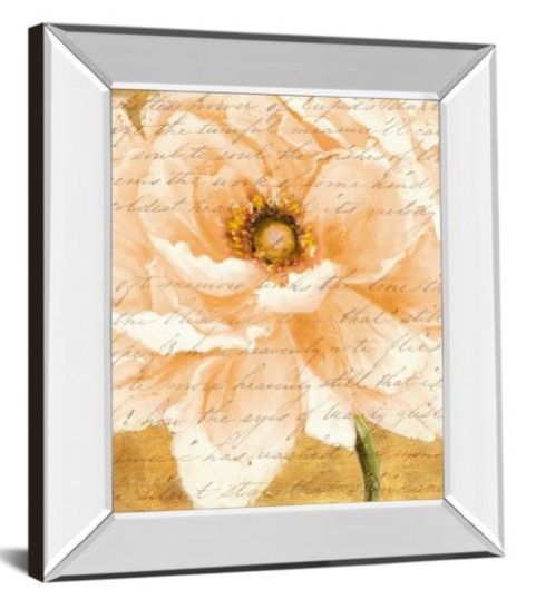 Classy Art Beautiful Cream Peonies Script I Wall Art-1