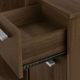 Monarch Specialties Inc. Walnut L-Shaped Desk-4