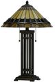 Cal® Lighting & Accessories Tiffany Dark Bronze Table Lamp-1