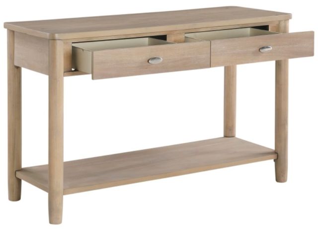 Homelegance® Myrna Wire Brushed Power Glaze Natural Sofa Table-3