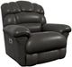 La-Z-Boy® Randell Dark Chocolate Leather Power Rocking Recliner with Headrest-0
