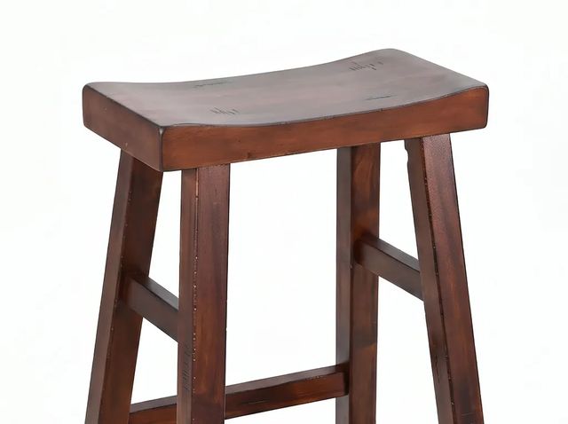 Sunny Designs™ Santa Fe Saddle Dark Chocolate 24" Stool-1