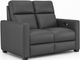 Flexsteel® Broadway Shale Power Reclining Loveseat with Power Headrests-0