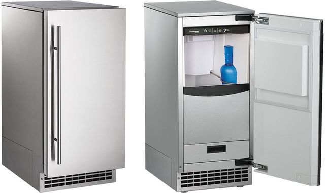 Scotsman® Brilliance® 15" 110 lb. Panel Ready Ice Machine with Gravity Drain-3