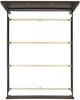 Elements International Beaumont Merlot Queen Panel Bed-4