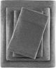 Olliix by Urban Habitat Charcoal Queen Heathered Cotton Jersey Knit Sheet Set-1