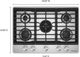 KitchenAid® 30" Stainless Steel Gas Cooktop with 5 Burners and Integrated Wok Grate-4