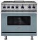 Viking® 7 Series 36" November Sky Pro Style Dual Fuel Range with Griddle-0