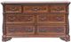 Liberty Furniture Highland Court Rich Cognac Dresser and Landscape Mirror-1