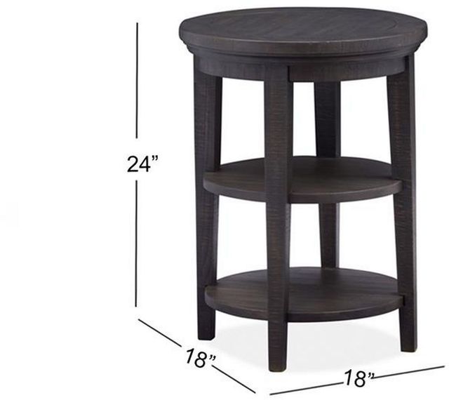 Magnussen Home® Westley Falls Graphite Accent End Table-2