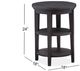 Magnussen Home® Westley Falls Graphite Accent End Table-2