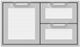 Hestan® AGSDR Series 36” Froth Outdoor Combo Door/Drawer-0