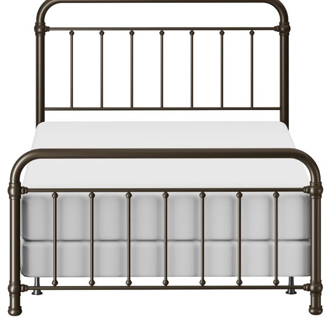 HH2 Home Kirkland Black Full Metal Rod Bed-1