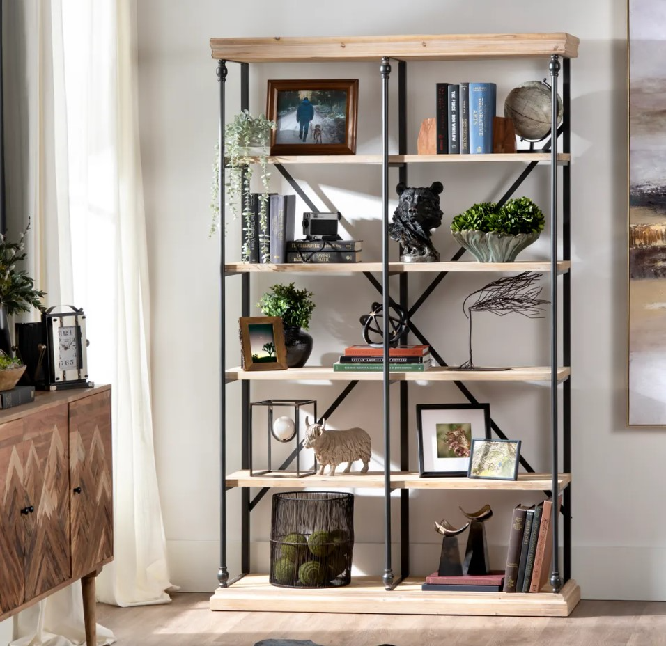 Crestview Collection La Salle Bookshelf - Thumbnail 2