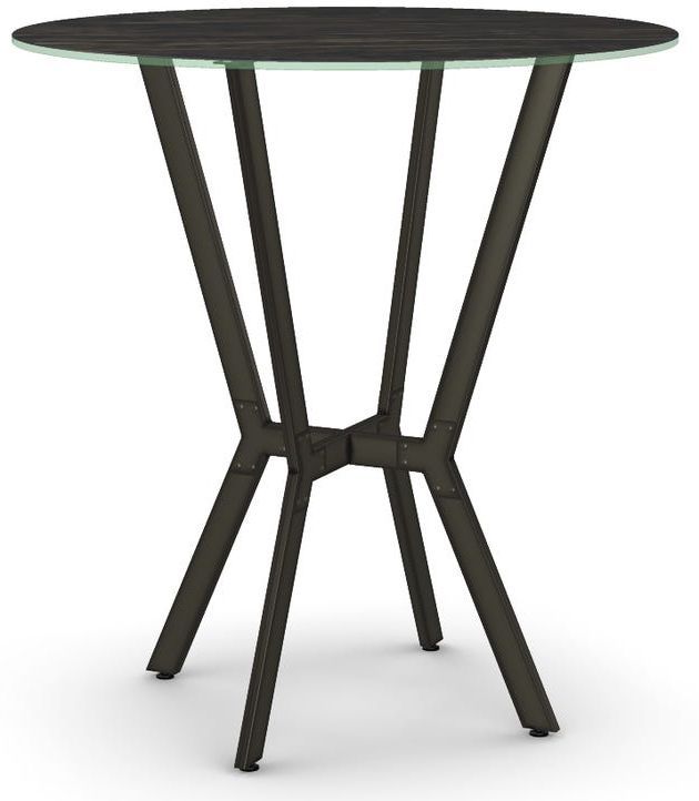 AmiscoCustomizable  Norcross Italian Porcelain Round Bar Table-0