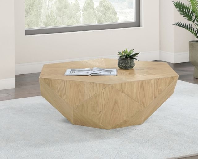 Meridian Furniture Diamante Oak Coffee Table-4