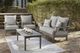Signature Design by Ashley® Visola 4-Piece Gray Outdoor Seating Set-4
