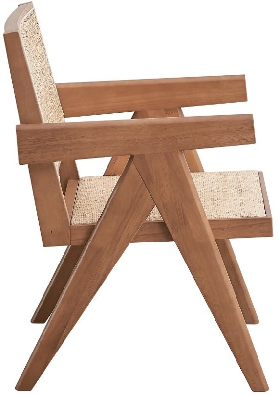 ACME Furniture Velentina 2-Piece Natural/Rattan Arm Chair Set