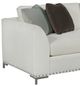 Fairfield® Customizable Urban Living Clipped Arm Sofa with Border Back and Metal Legs-1