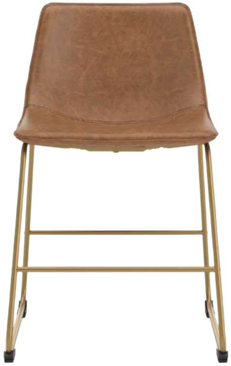 Signature Design by Ashley® Crandox Brown/Gold Upholstered Dining Side Chair-1
