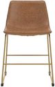 Signature Design by Ashley® Crandox Brown/Gold Upholstered Dining Side Chair-1