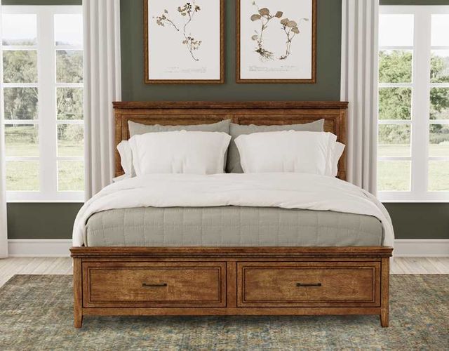 A-America® Bandalier Russet King Storage Bed-1
