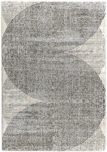 Orian Cloud 19 Vinyl Tracks Dark Natural 5'x8' Area Rug-0