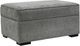 Decor-Rest® Furniture LTD Vangoh Ivory Storage Ottoman-0