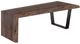 Fairfield® Live Edge Heritage Guanacaste Waterfall Cocktail with Trapezoid Base-0