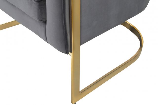 Meridian Furniture Carter Grey Velvet Chair-3