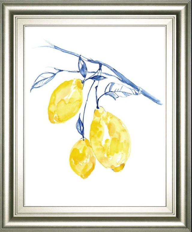 Classy Art Watercolor Lemons II by Jennifer Goldberger Wall Art-0
