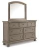 Signature Design by Ashley® Lettner 5-Piece Light Gray Queen Panel Bed Set-2