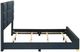 Coaster® Ines Upholstered Navy 52" Panel Eastern King Bed-3