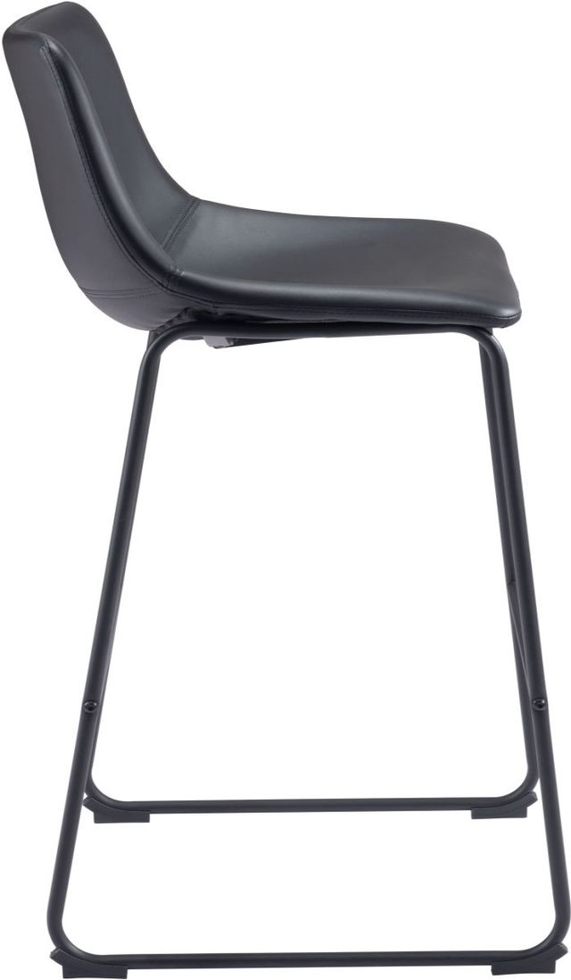 Zuo® Modern Smart Black Bar Chair-1