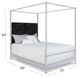 Wesley Allen Customizable Quincy California King Upholstered Canopy Bed-3