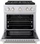 ZLINE Paramount 30" Stainless Steel Pro Style Dual Fuel Range with 4 Burner DuoPro™ Cooktop and Electric Convection Oven -1