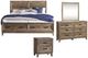 Liberty Furniture Ridgecrest 4-Piece Cobblestone King Panel Storage Bedroom Set-0