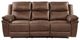 New Classic® Home Furnishings Ryland Brown Dual Manual Reclining Sofa-2