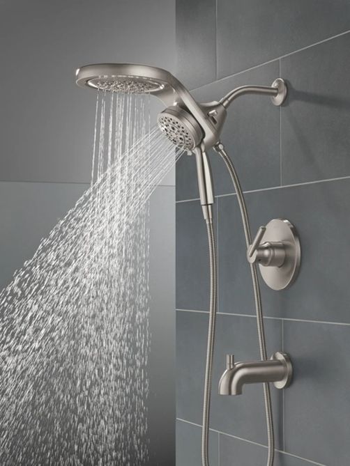 Delta Trinsic® Monitor® 14 Series Stainless Less Head Tub and Shower Trim-2