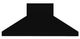 Vent-A-Hood® 66" Black Euro-Style Wall Mounted Range Hood-0