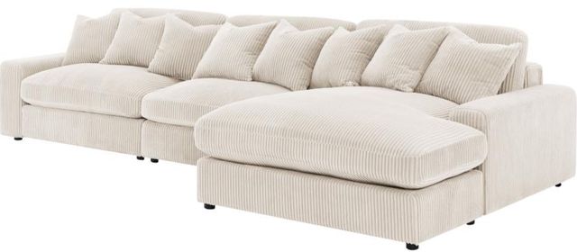 Coaster® Blaine 3-Piece Sand Reversible Right-Arm Facing Sectional and Chaise-2