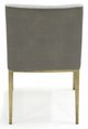 VIGFurniture Modrest Pettit Modrest Fairview Gray/Gold Dining Chair-2