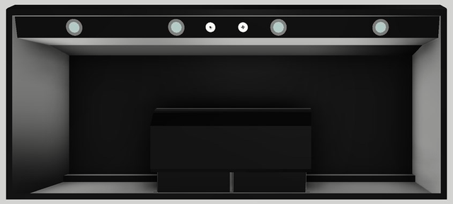 Vent-A-Hood® 54" Black Wall Hood-2