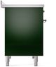 Ilve® Nostalgie II Series 40" Emerald Green Pro Style Induction Range-3