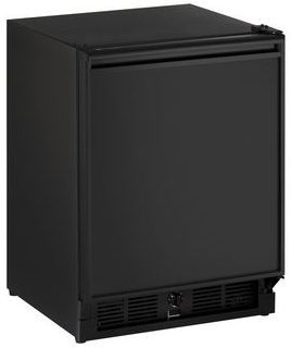 U-Line® ADA Series 21" 3.3 Cu. Ft. Black Under the Counter Refrigerator